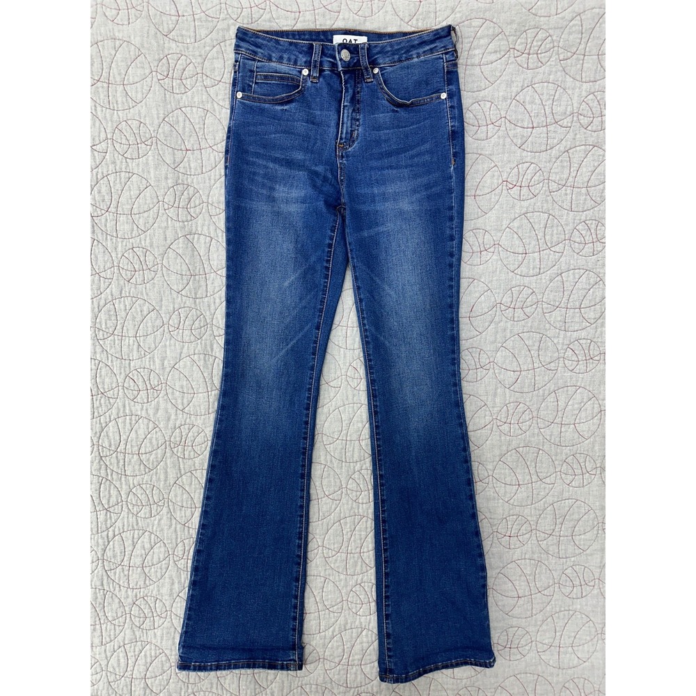 OAT New York Jeans Blue High Rise Bootcut Stretch / Womens 26